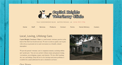 Desktop Screenshot of capitalheightsvetclinic.com